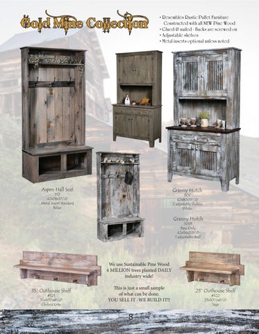 Heritage Amish Furniture 家具目录 · Country Lane Woodworking 2024 第 8 页