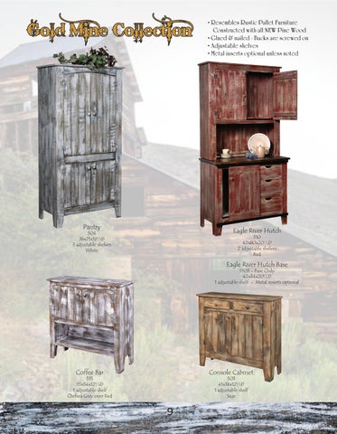 Heritage Amish Furniture 家具目录 · Country Lane Woodworking 2024 第 9 页