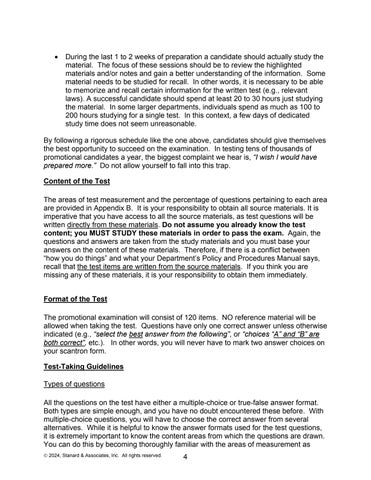 Study 指南 for the Written Promotional Exam to Sergeant 第 5 页
