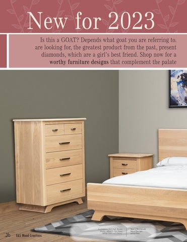 Heritage Amish Furniture 家具目录 · E&S 实木 Creations 2024 第 11 页