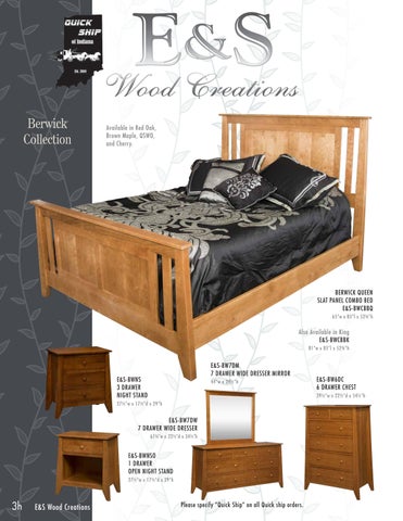 Heritage Amish Furniture 家具目录 · E&S 实木 Creations 2024 第 17 页