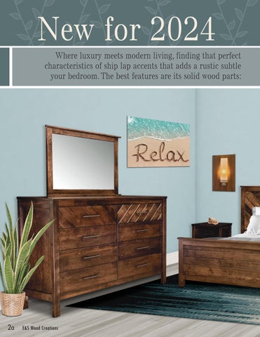 Heritage Amish Furniture 家具目录 · E&S 实木 Creations 2024 第 5 页
