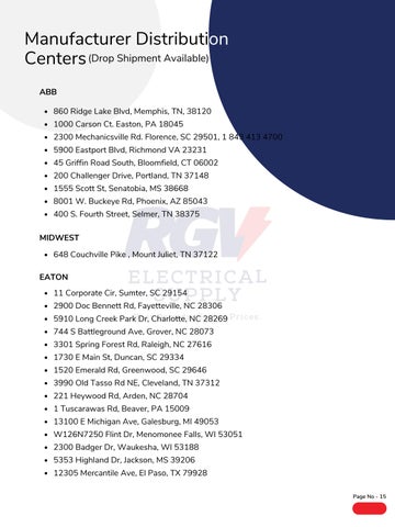 RGV Electrical Supply - Company Presentation 第 15 页