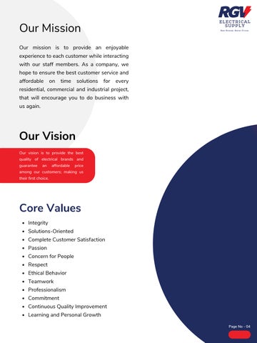 RGV Electrical Supply - Company Presentation 第 4 页