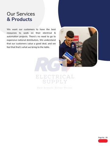 RGV Electrical Supply - Company Presentation 第 5 页