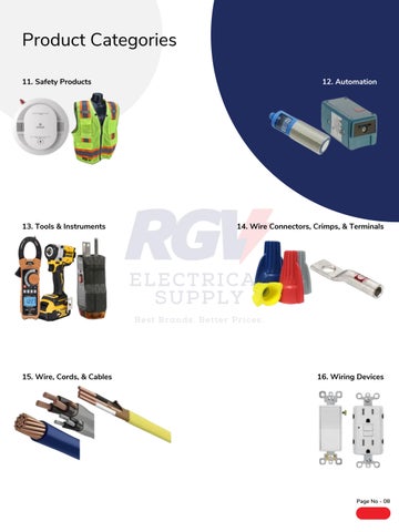 RGV Electrical Supply - Company Presentation 第 8 页