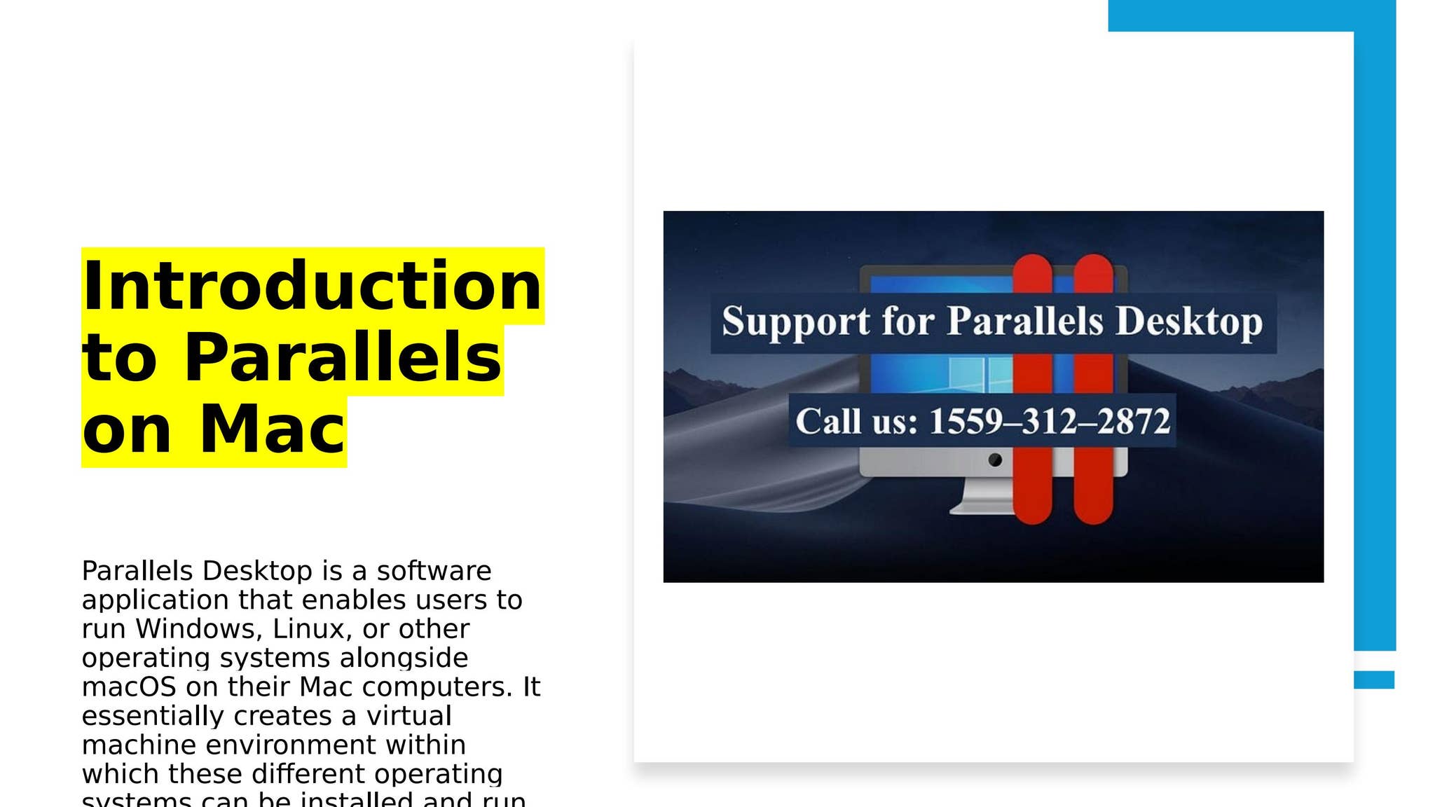 Support for Install Parallels on Mac Assistant 1559–312–2872 by Tesspro ...