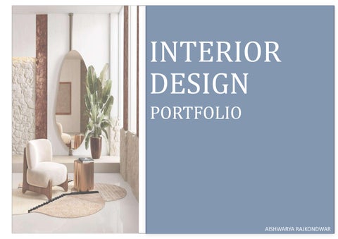 interior design portfolio by Aishwarya Rajkondwar - Issuu