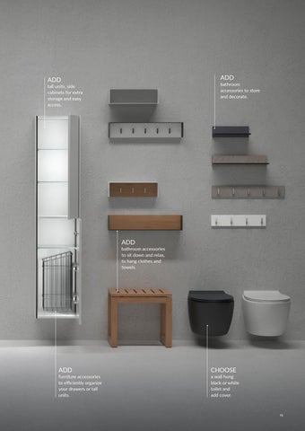 kamebathroom 家具目录 · KAME 2024 卫浴 design 第 15 页