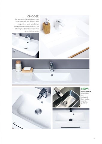 kamebathroom 家具目录 · KAME 2024 卫浴 design 第 21 页