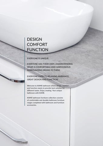 kamebathroom 家具目录 · KAME 2024 卫浴 design 第 4 页