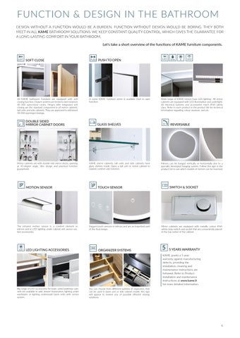 kamebathroom 家具目录 · KAME 2024 卫浴 design 第 5 页