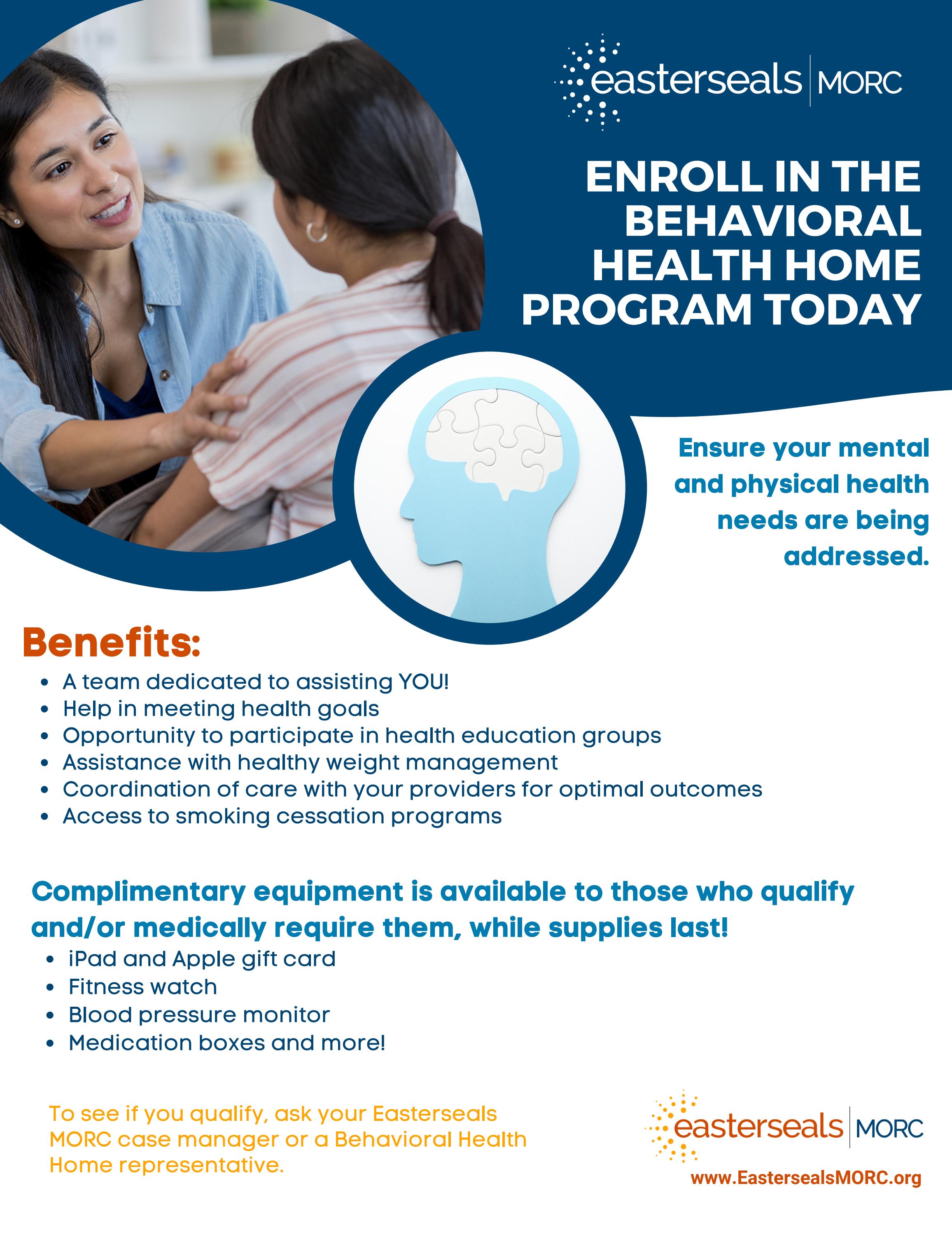Enroll in Behavioral Health Home by Easterseals MORC Issuu