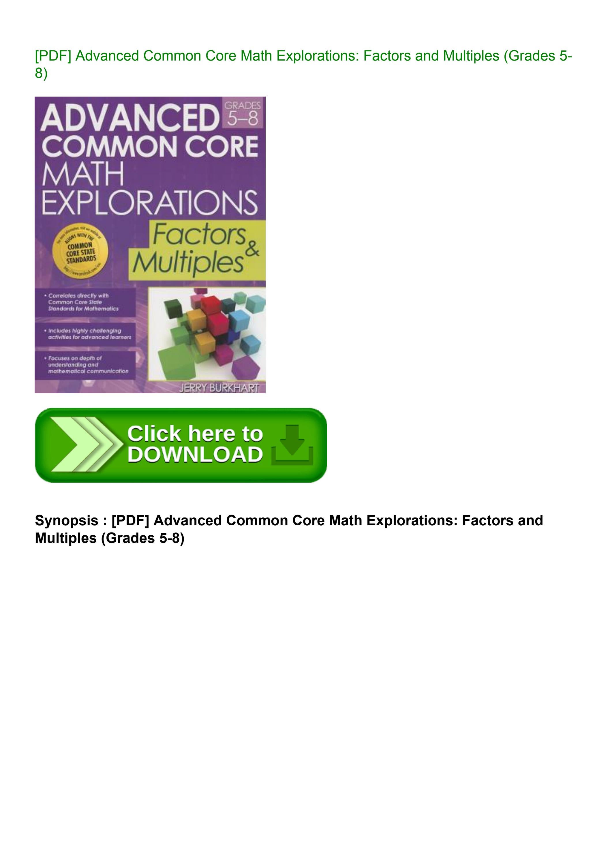 pdf-advanced-common-core-math-explorations-factors-and-multiples
