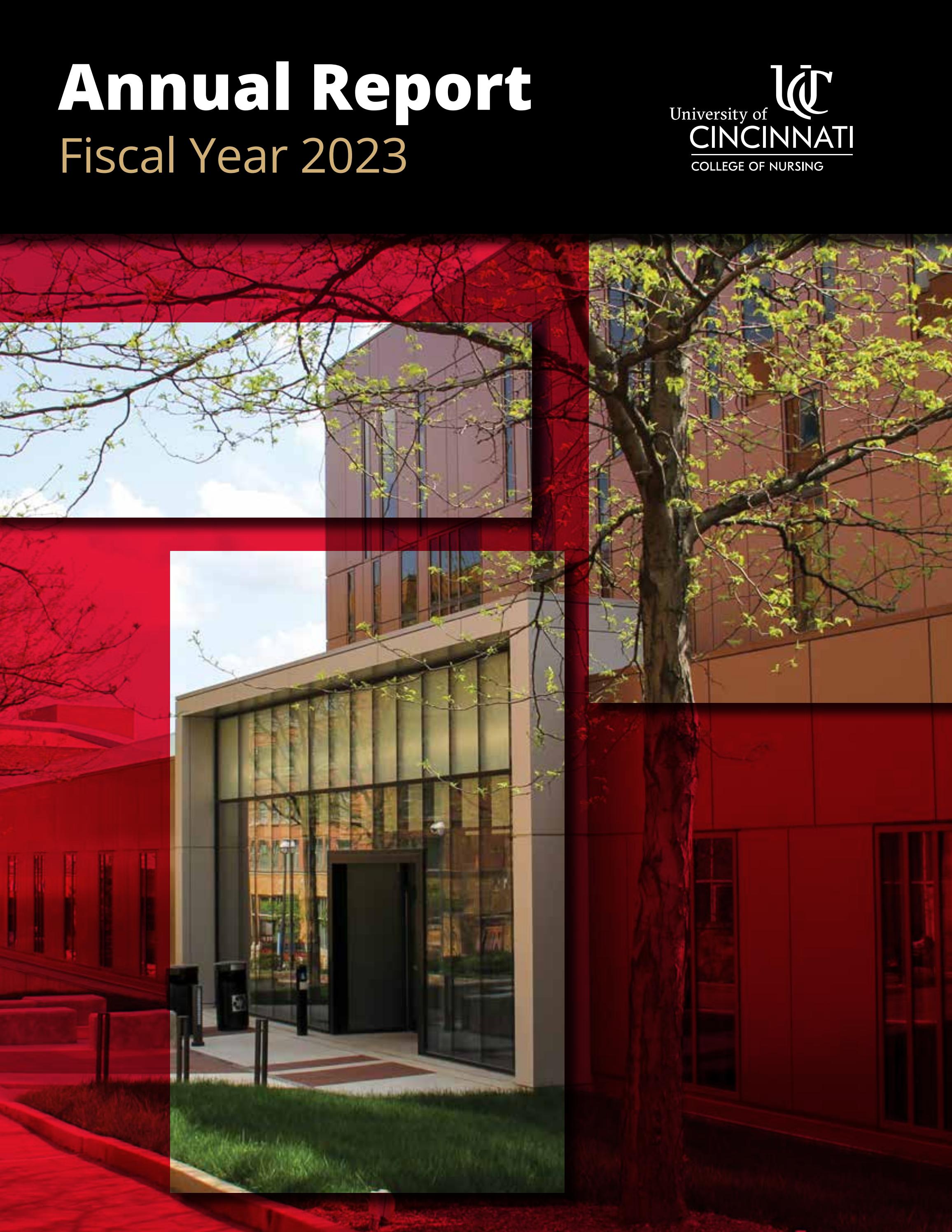 Uc college of nursing annual report fy 2023 by university of cincinnati