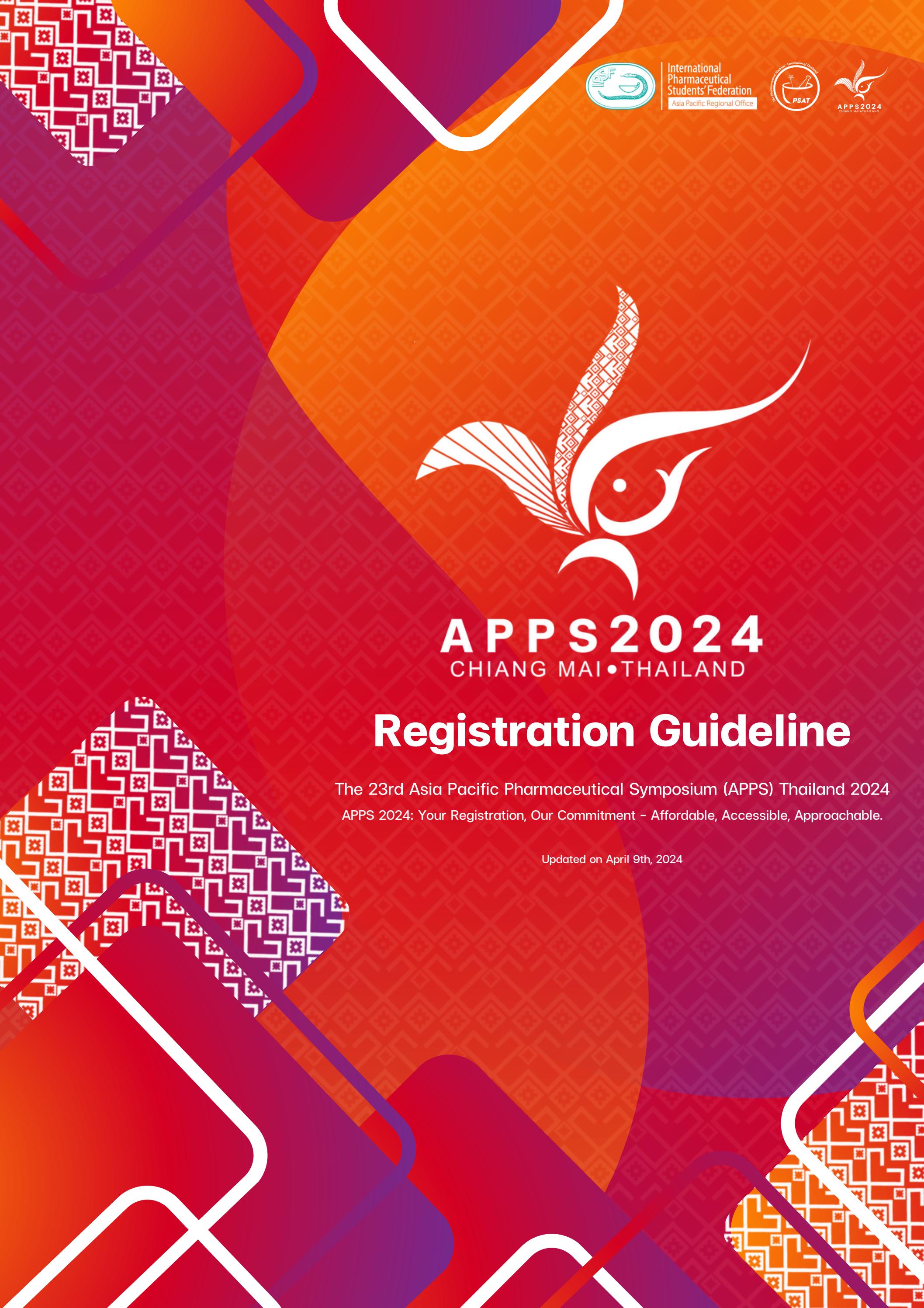 The 23rd APPS THAILAND 2024 Registration Guidebook by Media APPS2024 Issuu
