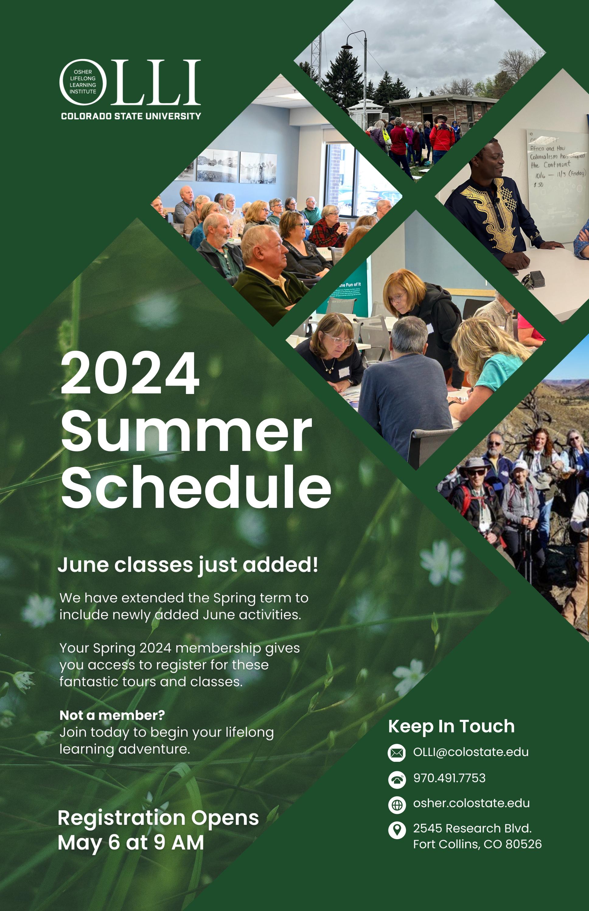 CSU OLLI Summer 2024 Schedule by CSU Online Issuu