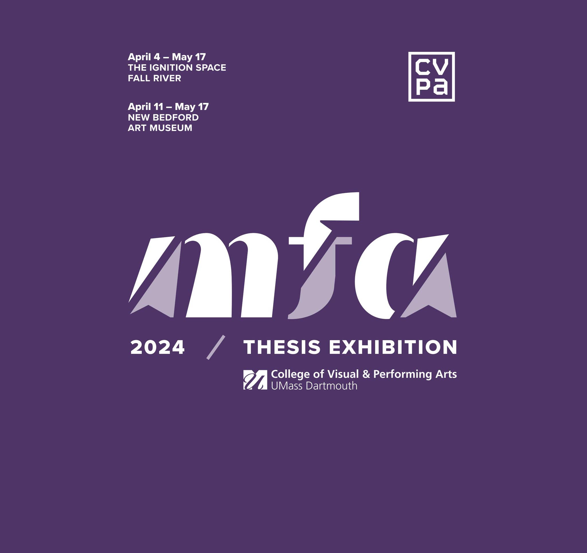 UMass Dartmouth CVPA MFA Thesis Exhibition Catalog by UMass Dartmouth