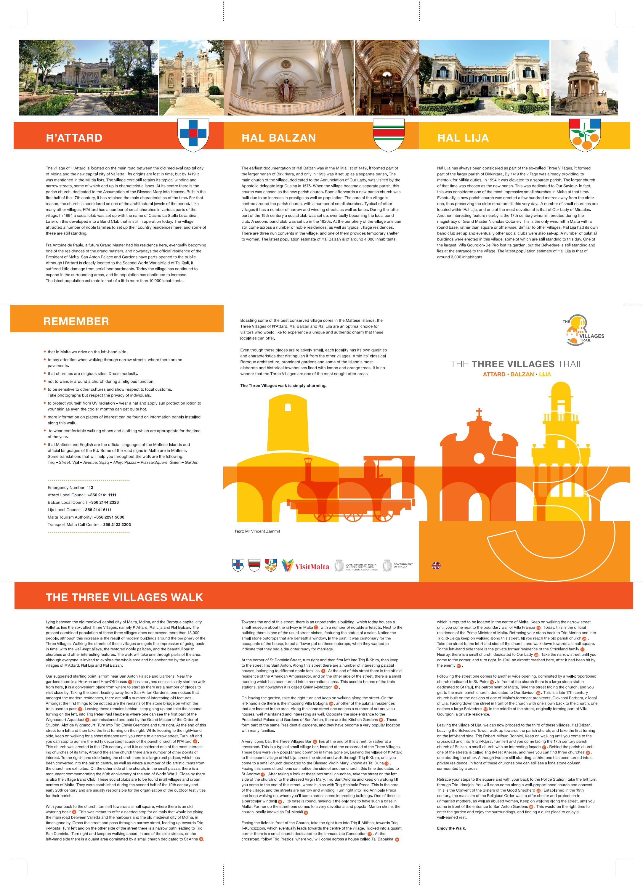The Three Villages Walk by Malta Tourism Authority - Issuu