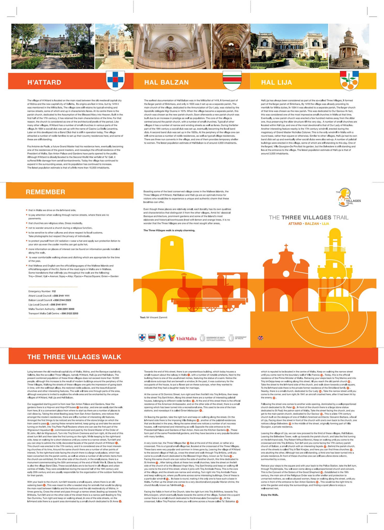 The Three Villages Walk by Malta Tourism Authority - Issuu