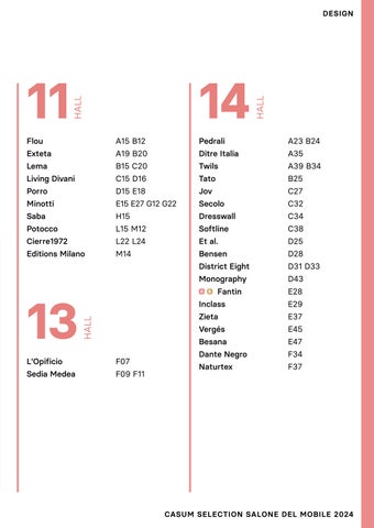 Casum Selection Salone del Mobile 2024 - 室内 design 第 17 页