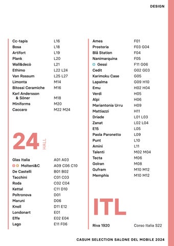 Casum Selection Salone del Mobile 2024 - 室内 design 第 19 页