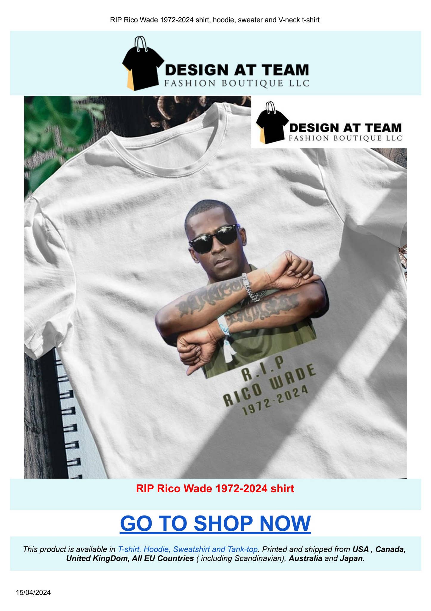 RIP Rico Wade 1972-2024 shirt by Design AT Shop - Issuu