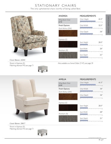 春季 2024 Chairs 家具目录 - Best Home Furnishings 第 19 页
