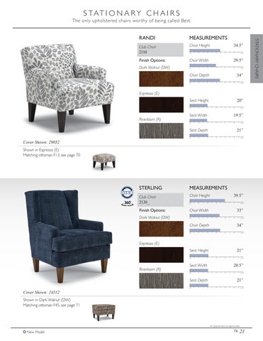 春季 2024 Chairs 家具目录 - Best Home Furnishings 第 23 页