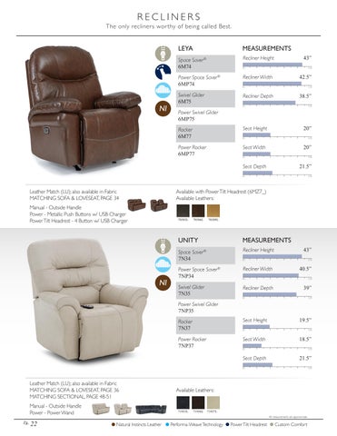 春季 2024 皮革 家具目录 - Best 家居 Furnishings 第 24 页