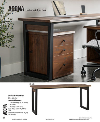 Amish Heirlooms Furniture 家具目录 · L&N woodworking 办公 家具 第 11 页