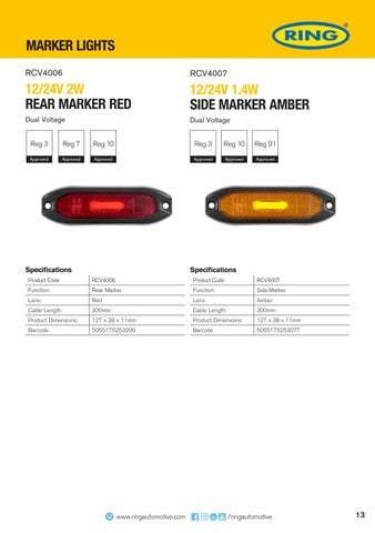 Ring Automotive New To 系列 - LED Automotive 灯饰 第 13 页