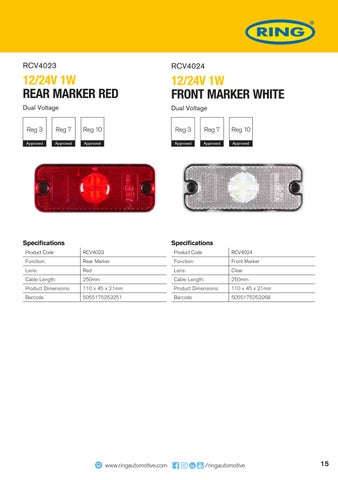Ring Automotive New To 系列 - LED Automotive 灯饰 第 15 页