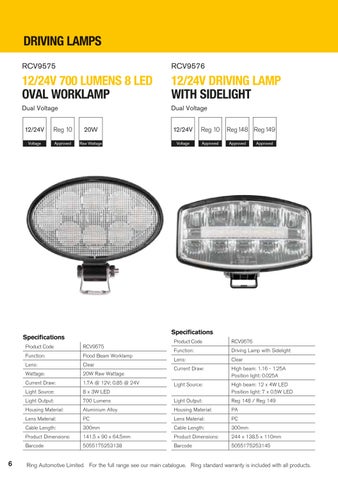 Ring Automotive New To 系列 - LED Automotive 灯饰 第 6 页