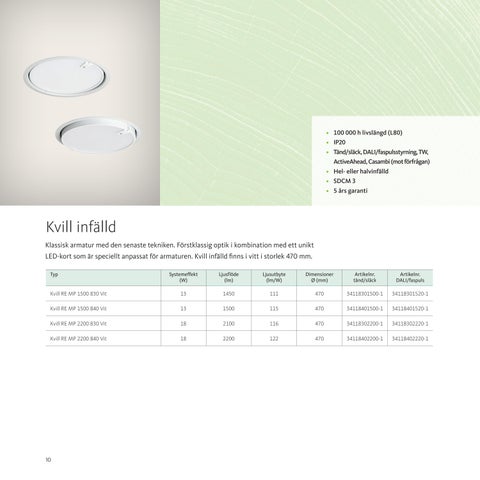 Aura Light 灯饰目录 · Guldkorn 法文 ån 2023 第 10 页