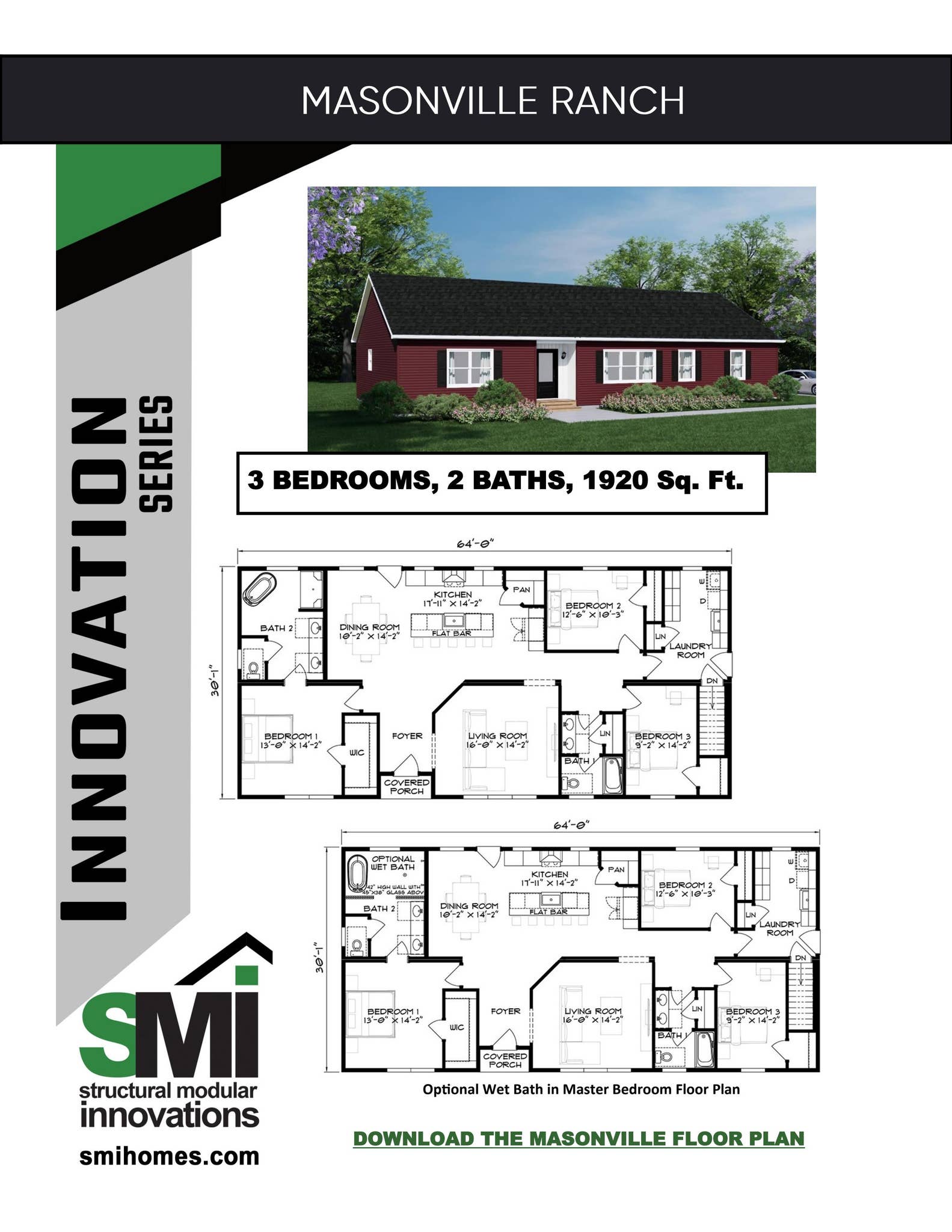 SMI Homes Innovation Floor Plans by Structural Modular Innovations - Issuu