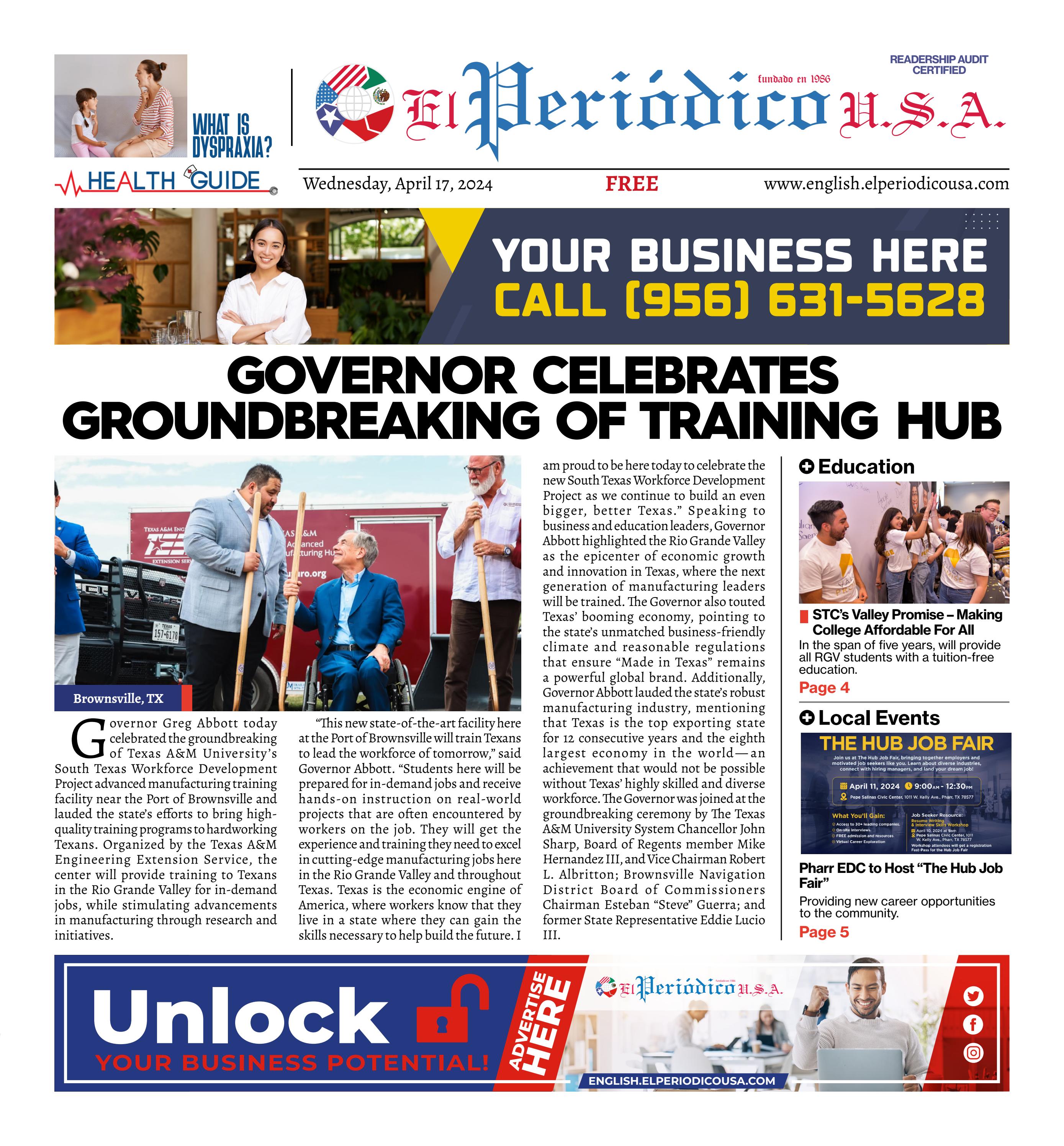 El Periódico USA English April 17 2024 by El Periodico U.S.A. - Issuu