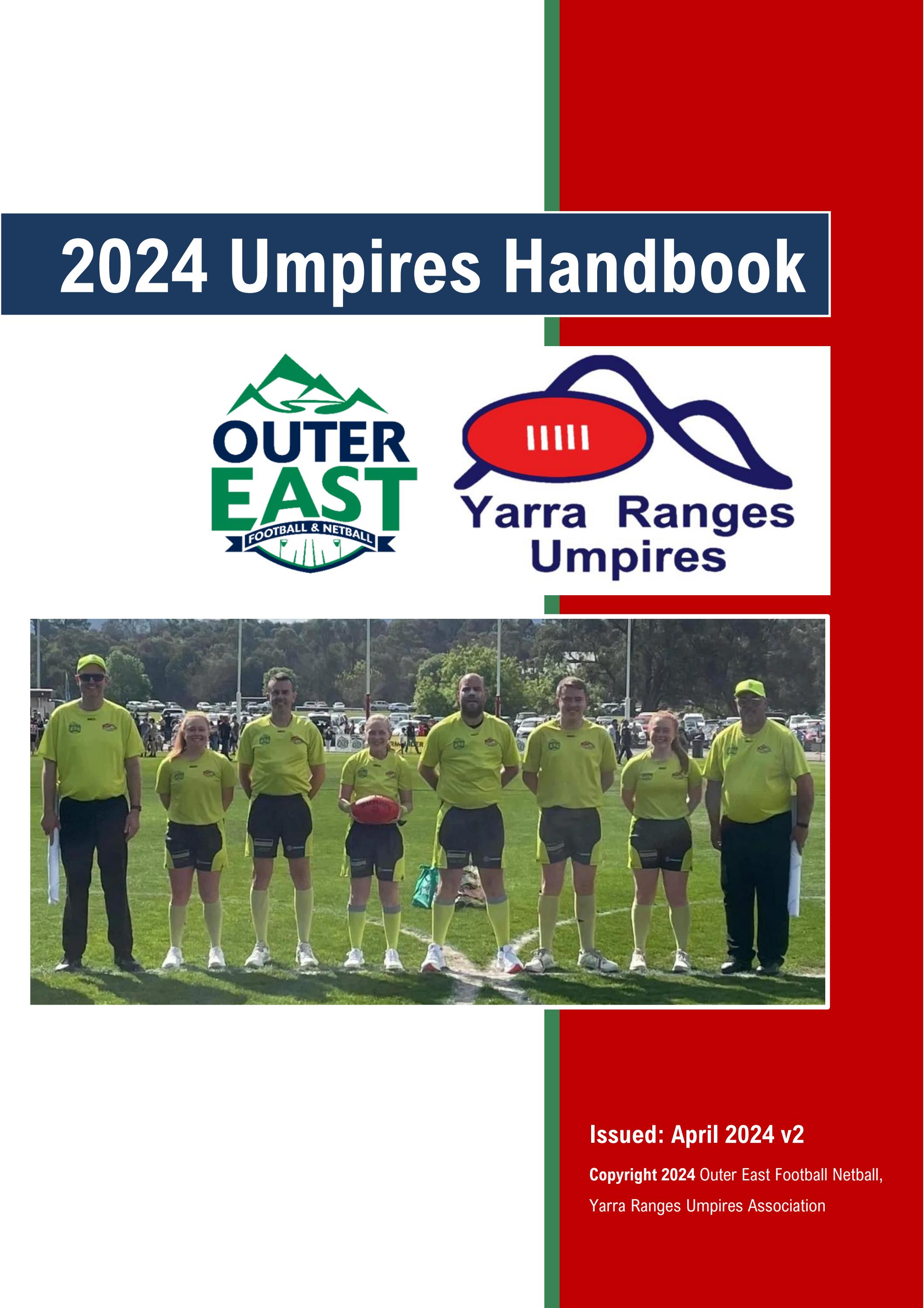 2024 Umpires Handbook by Issuu