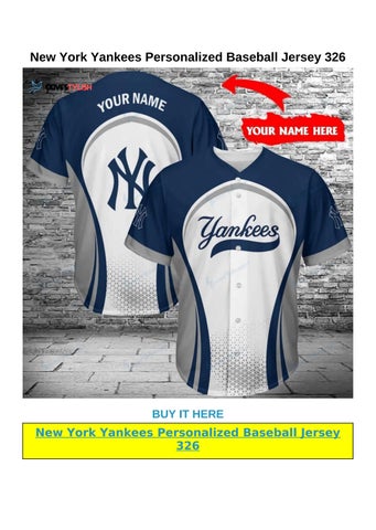 Personalized yankee jersey best sale