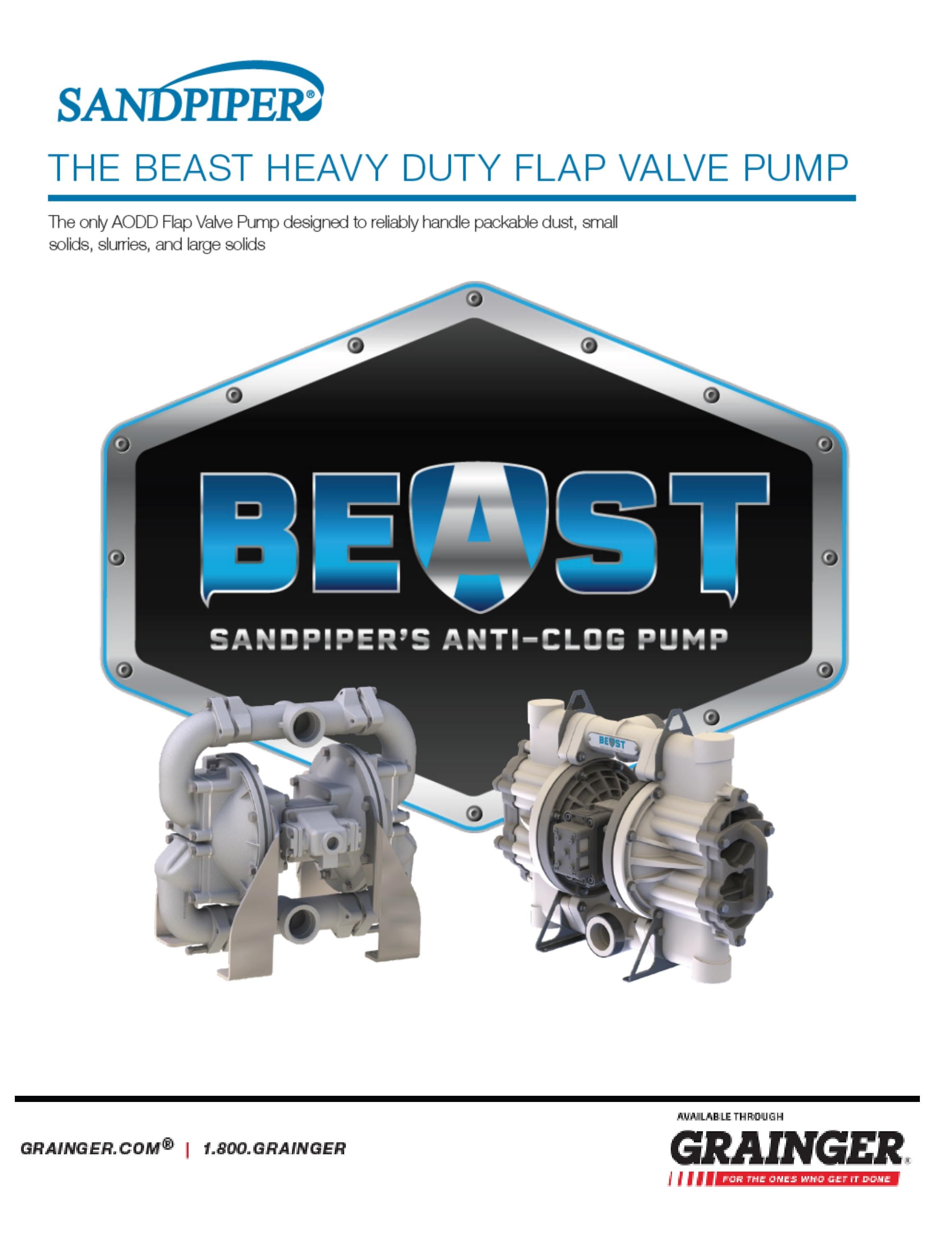 Sandpiper: Beast Heavy Duty Flap Valve Pump by ISI Marketing Portal - Issuu