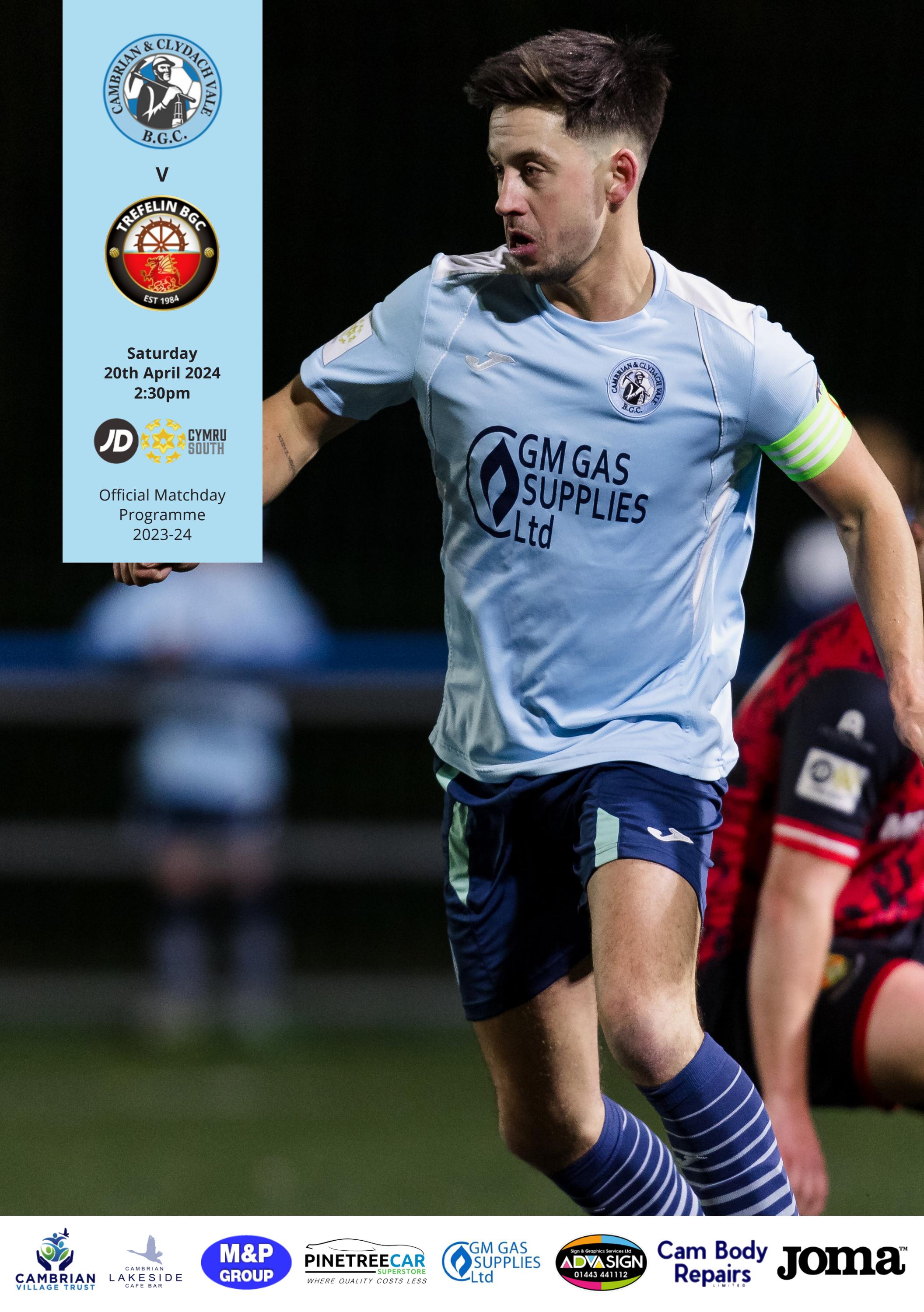 Cambrian & Clydach Vale B.G.C vs Trefelin B.G.C by Cambrian & Clydach Vale B.G.C. Issuu