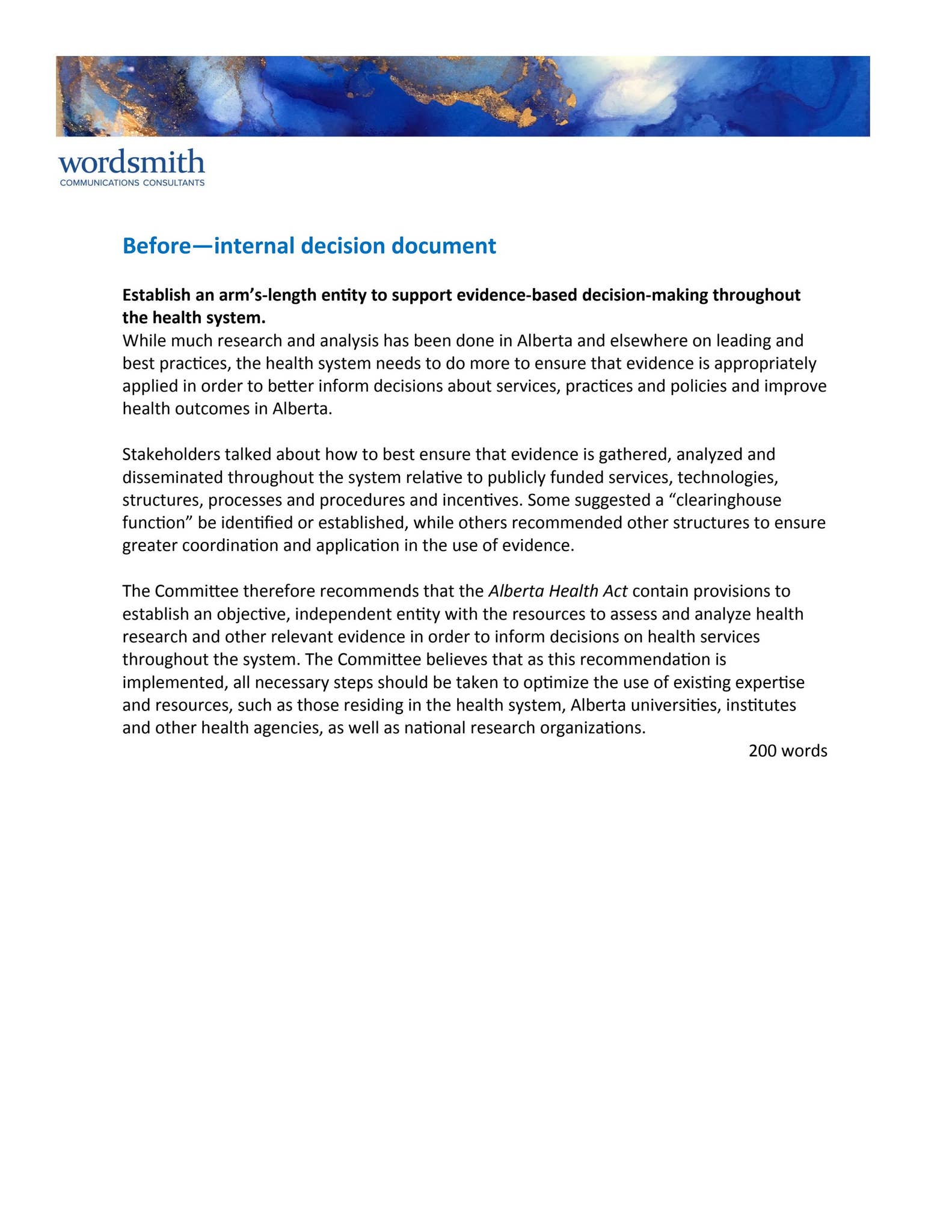 Internal and client-facing examples by sgacklesmith - Issuu