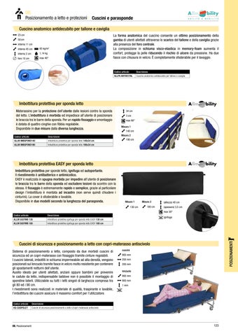 Studio il Granello 家具目录 · AllMobility - Posizionamenti a letto e protezioni 第 6 页