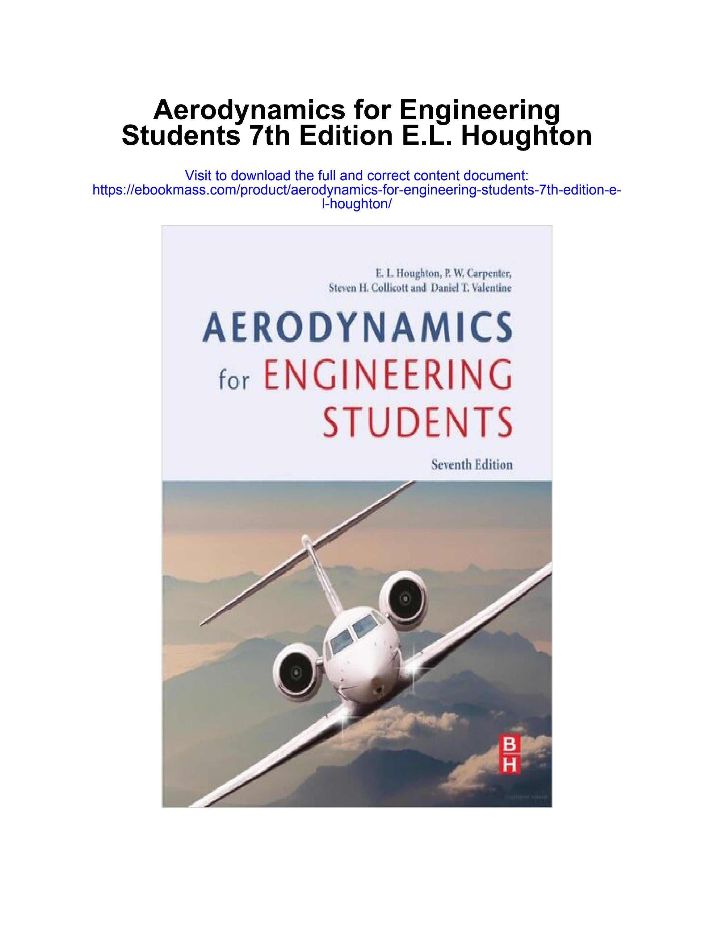 Aerodynamics for engineering students 7th edition e l houghton by ...