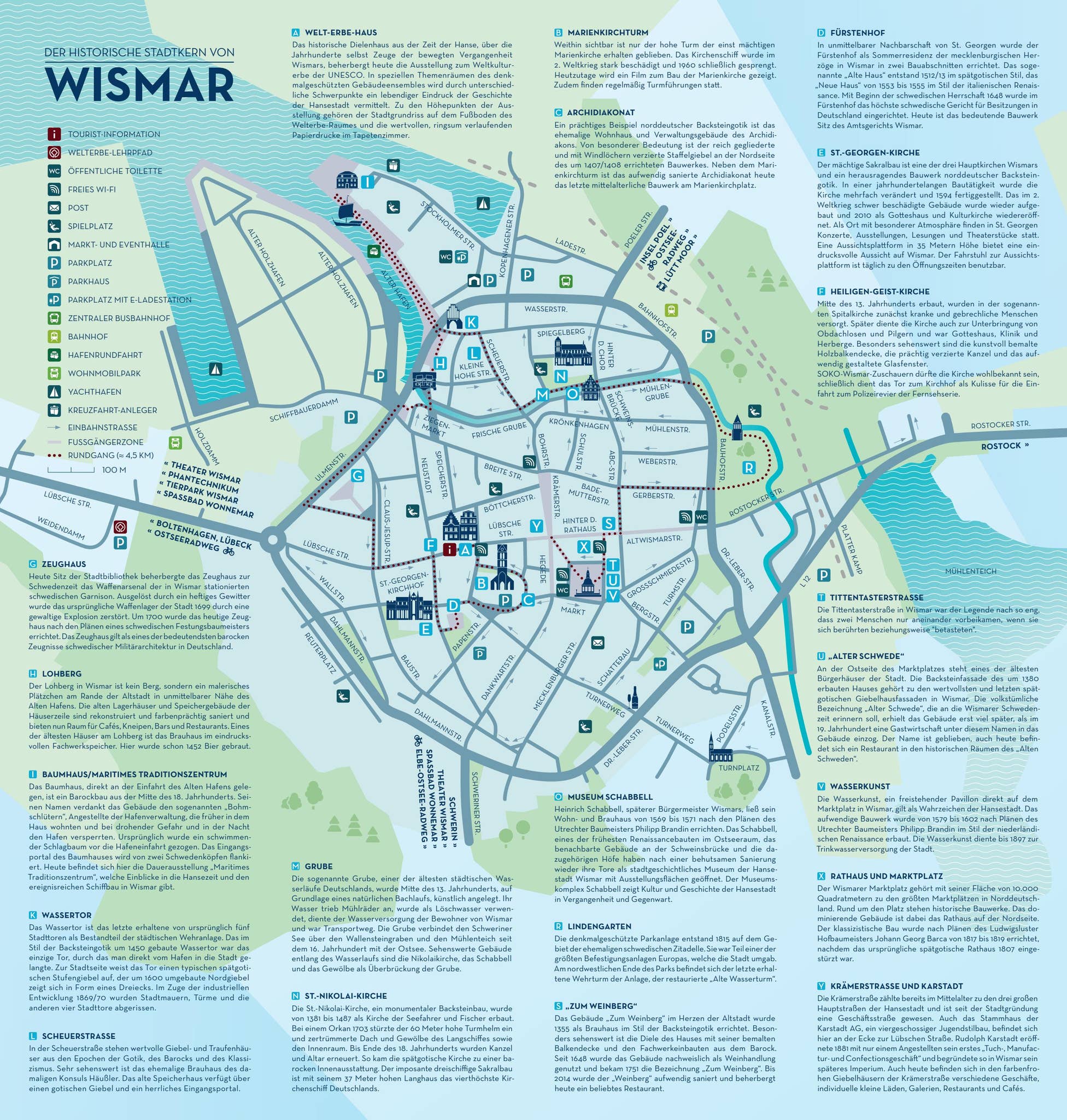 Stadtplan Von Wismar
