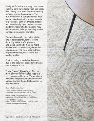 Kravet LLC 灯饰目录 · Kravet Carpet 智能 Essentials 第 2 页