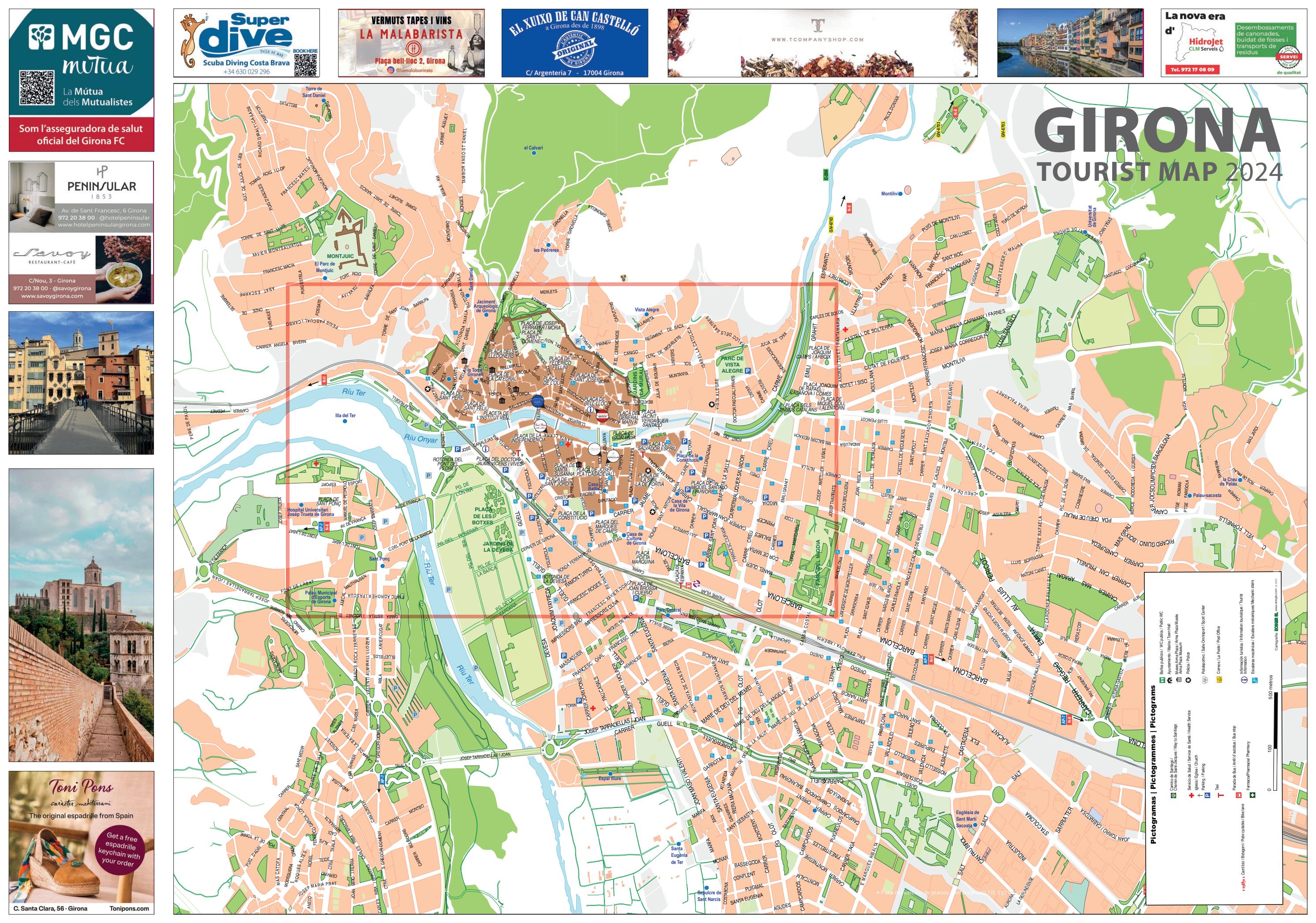 Girona Tourist Map 2024 By Editorialmic Issuu