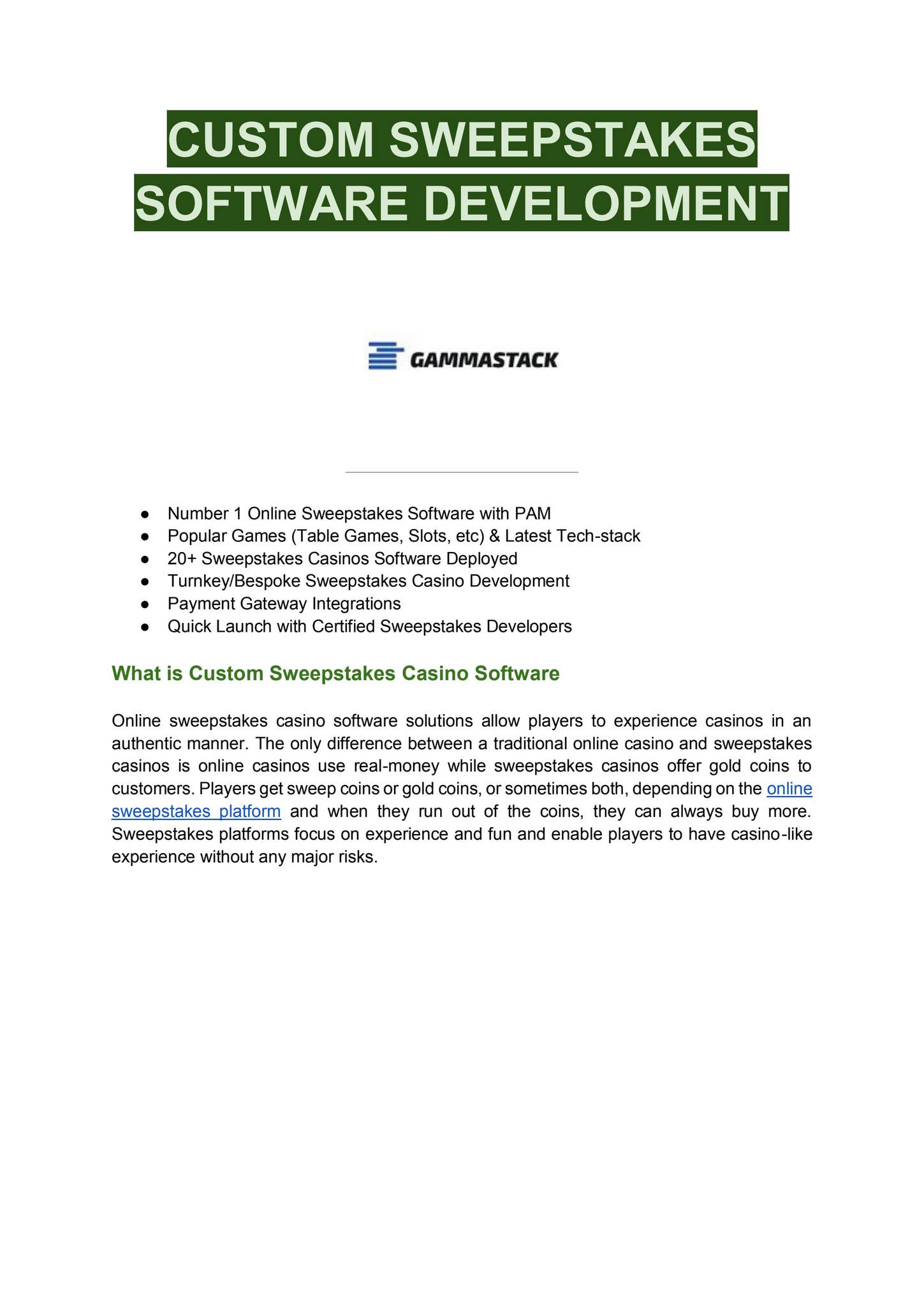 Sweepstakes Software Development By Sweepstakessoftwareproviders Issuu