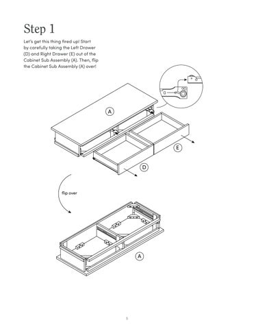 nathanjameshome 家具目录 · Evelyn 玄关桌 Instruction Sheet 第 5 页