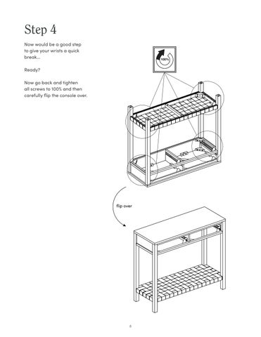 nathanjameshome 家具目录 · Evelyn 玄关桌 Instruction Sheet 第 8 页